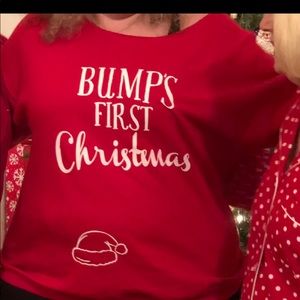Bump’s first Christmas sweatshirt